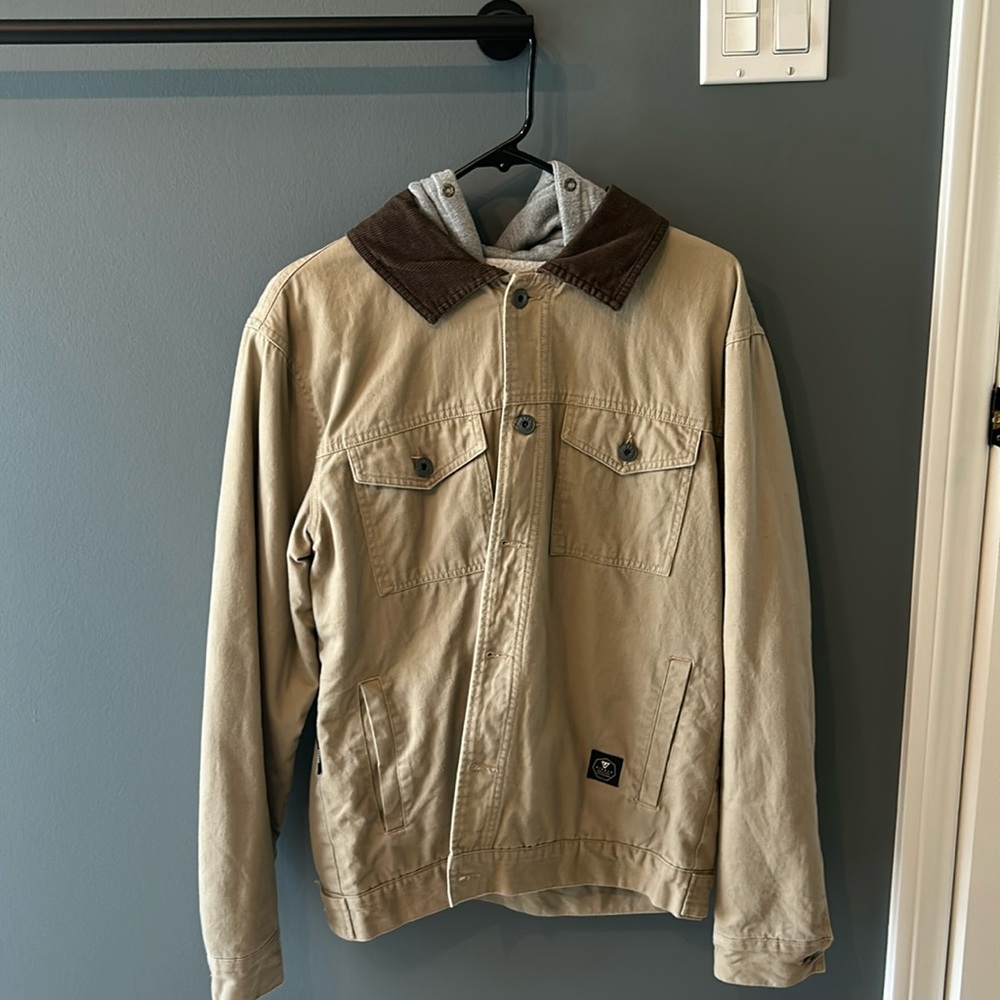 Vissla button up jacket with hood